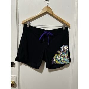 Athleta Swim Trunks with Tie‎ Front Paisley Print | 8